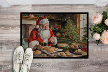 Load image into Gallery viewer, Cookies with Santa Claus Doormat - 18X27 Indoor / Outdoor Rug | Made in USA