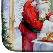 Load image into Gallery viewer, Cookies with Santa Claus Father Christmas Dish Drying Mat
