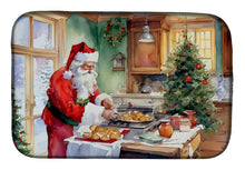 Load image into Gallery viewer, Cookies with Santa Claus Father Christmas Dish Drying Mat
