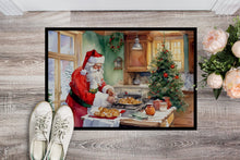Load image into Gallery viewer, Cookies with Santa Claus Father Christmas Doormat-24x36 Indoor / Outdoor Rug | Made in USA