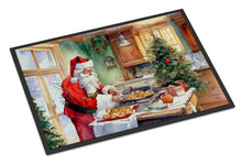 Load image into Gallery viewer, Cookies with Santa Claus Father Christmas Doormat-24x36 Indoor / Outdoor Rug | Made in USA