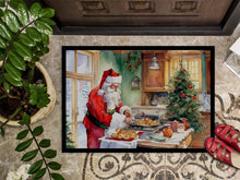 Load image into Gallery viewer, Cookies with Santa Claus Father Christmas Doormat - 18X27 Indoor / Outdoor Rug | Made in USA