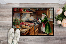 Load image into Gallery viewer, Cookies with Santa Claus Father Christmas Doormat-24x36 Indoor / Outdoor Rug | Made in USA