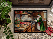 Load image into Gallery viewer, Cookies with Santa Claus Father Christmas Doormat - 18X27 Indoor / Outdoor Rug | Made in USA