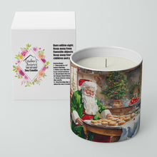 Load image into Gallery viewer, Cookies with Santa Claus Father Christmas Decorative Soy Candle