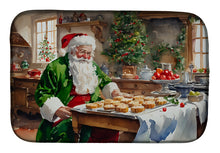 Load image into Gallery viewer, Cookies with Santa Claus Father Christmas Dish Drying Mat