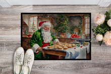 Load image into Gallery viewer, Cookies with Santa Claus Father Christmas Doormat-24x36 Indoor / Outdoor Rug | Made in USA