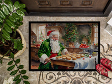 Load image into Gallery viewer, Cookies with Santa Claus Father Christmas Doormat-24x36 Indoor / Outdoor Rug | Made in USA