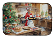 Load image into Gallery viewer, Cookies with Santa Claus Mrs. Claus Dish Drying Mat