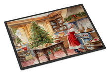 Load image into Gallery viewer, Cookies with Santa Claus Mrs. Claus Doormat - 18X27 Indoor / Outdoor Rug | Made in USA