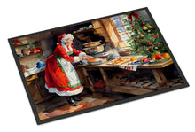 Load image into Gallery viewer, Cookies with Santa Claus Mrs. Claus Doormat-24x36 Indoor / Outdoor Rug | Made in USA