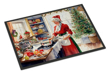 Load image into Gallery viewer, Cookies with Santa Claus Mrs. Claus Doormat-24x36 Indoor / Outdoor Rug | Made in USA