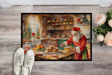 Load image into Gallery viewer, Cookies with Santa Claus Papa Noel Doormat - 18X27 Indoor / Outdoor Rug | Made in USA
