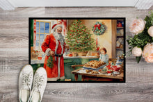 Load image into Gallery viewer, Cookies with Santa Claus Papa Noel Doormat-24x36 Indoor / Outdoor Rug | Made in USA