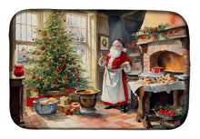Load image into Gallery viewer, Cookies with Santa Claus Dish Drying Mat