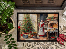 Load image into Gallery viewer, Cookies with Santa Claus Doormat - 18X27 Indoor / Outdoor Rug | Made in USA