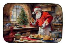 Load image into Gallery viewer, Cookies with Santa Claus Dish Drying Mat