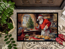 Load image into Gallery viewer, Cookies with Santa Claus Doormat - 18X27 Indoor / Outdoor Rug | Made in USA
