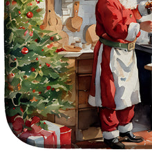 Load image into Gallery viewer, Cookies with Santa Claus Dish Drying Mat