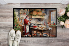Load image into Gallery viewer, Cookies with Santa Claus Doormat - 18X27 Indoor / Outdoor Rug | Made in USA