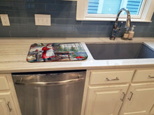 Load image into Gallery viewer, Cookies with Santa Claus Dish Drying Mat