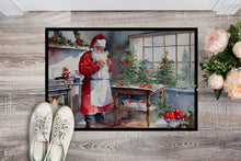Load image into Gallery viewer, Cookies with Santa Claus Doormat - 18X27 Indoor / Outdoor Rug | Made in USA