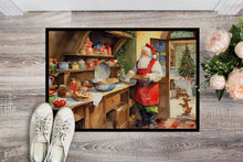Load image into Gallery viewer, Cookies with Santa Claus Doormat - 18X27 Indoor / Outdoor Rug | Made in USA