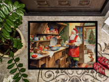Load image into Gallery viewer, Cookies with Santa Claus Doormat - 18X27 Indoor / Outdoor Rug | Made in USA