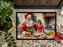 Load image into Gallery viewer, Cookies with Santa Claus Doormat - 18X27 Indoor / Outdoor Rug | Made in USA