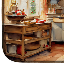 Load image into Gallery viewer, Cookies with Santa Claus Dish Drying Mat
