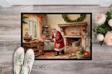 Load image into Gallery viewer, Cookies with Santa Claus Doormat - 18X27 Indoor / Outdoor Rug | Made in USA