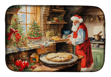 Load image into Gallery viewer, Cookies with Santa Claus Dish Drying Mat