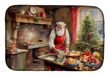 Load image into Gallery viewer, Cookies with Santa Claus Dish Drying Mat