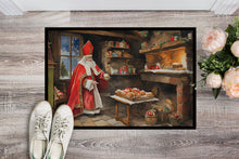 Load image into Gallery viewer, Cookies with Santa Claus Sinterklaas Doormat-24x36 Indoor / Outdoor Rug | Made in USA