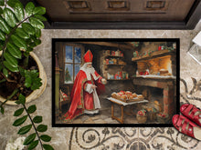 Load image into Gallery viewer, Cookies with Santa Claus Sinterklaas Doormat-24x36 Indoor / Outdoor Rug | Made in USA