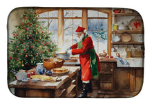 Load image into Gallery viewer, Cookies with Santa Claus Weihnachtsmann Dish Drying Mat