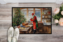Load image into Gallery viewer, Cookies with Santa Claus Weihnachtsmann Doormat - 18X27 Indoor / Outdoor Rug | Made in USA