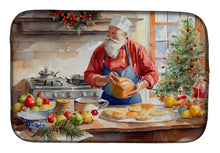 Load image into Gallery viewer, Cookies with Santa Claus Weihnachtsmann Dish Drying Mat