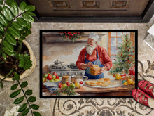 Load image into Gallery viewer, Cookies with Santa Claus Weihnachtsmann Doormat - 18X27 Indoor / Outdoor Rug | Made in USA