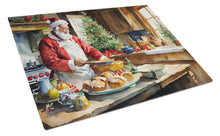 Load image into Gallery viewer, Cookies with Santa Claus Weihnachtsmann Glass Cutting Boards – Durable, Decorative Kitchen Art Large