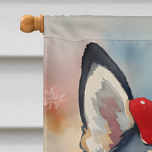 Load image into Gallery viewer, Alaskan Klee Kai Christmas House Flag