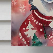 Load image into Gallery viewer, Alaskan Klee Kai Christmas House Flag