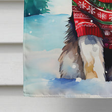 Load image into Gallery viewer, Alaskan Malamute Christmas House Flag
