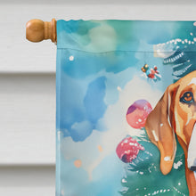 Load image into Gallery viewer, American English Coonhound Christmas House Flag