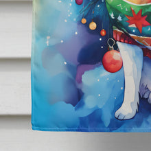 Load image into Gallery viewer, American Eskimo Christmas House Flag