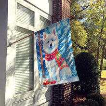 Load image into Gallery viewer, American Eskimo Christmas House Flag