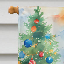 Load image into Gallery viewer, American Water Spaniel Christmas House Flag