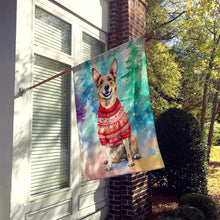 Load image into Gallery viewer, Australian Cattle Dog Christmas House Flag