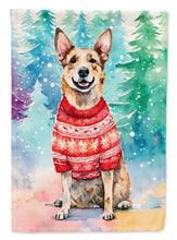Load image into Gallery viewer, Australian Cattle Dog Christmas Garden Flag – Cozy Dog Holiday Decor with Tree &amp; Presents