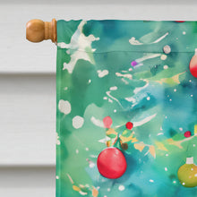 Load image into Gallery viewer, Australian Shepherd Christmas House Flag